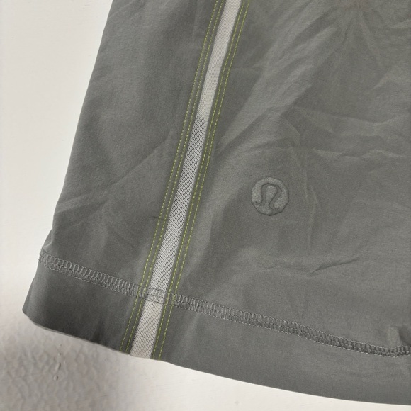 Lululemon Men's Compression Lined Athletic Gym Shorts Grey Performance - Picture 9 of 10